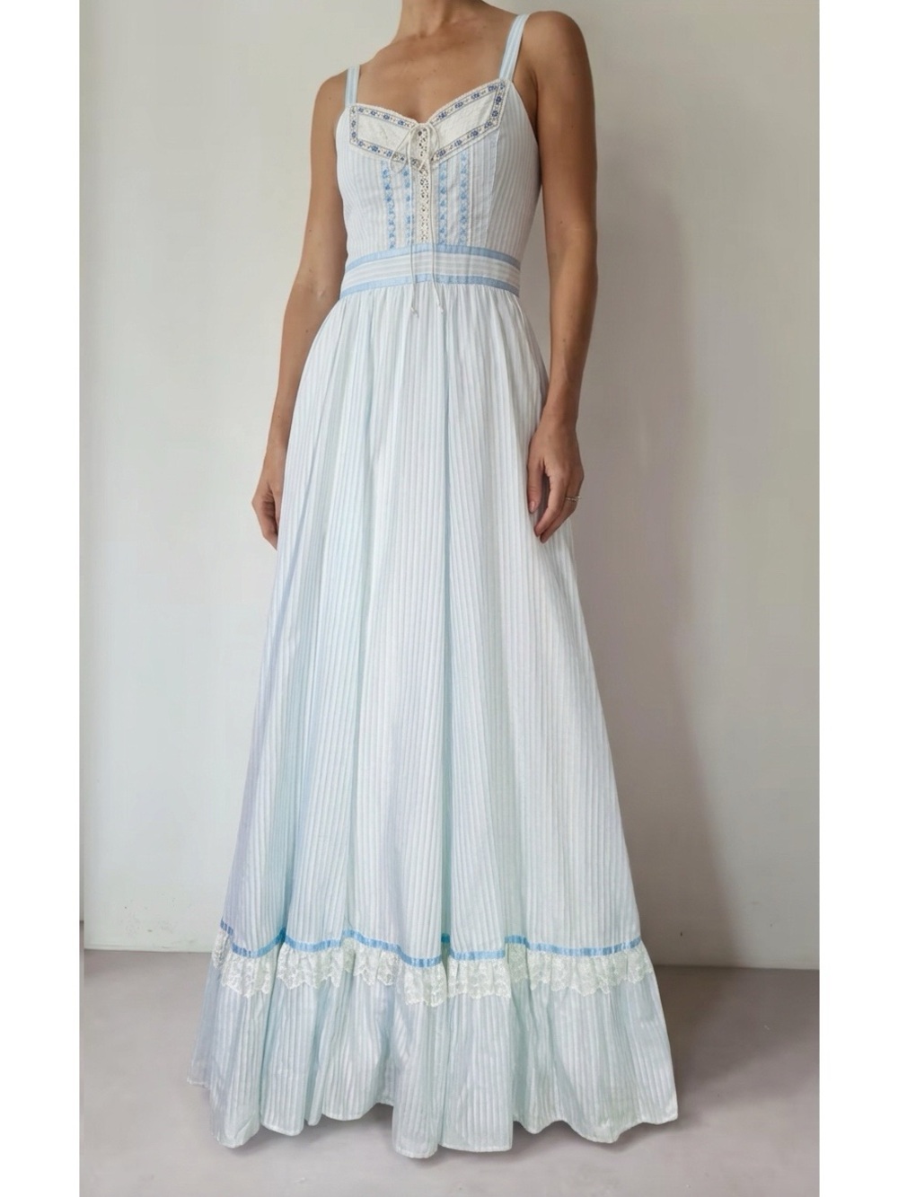 Gunne Sax Vintage 70’s Maxi Prairie Dress